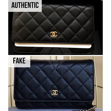 fake chanel boy vs real|authentic chanel wallet on chain.